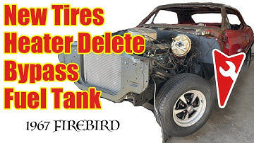 New Pontiac Rally 2 Wheels, heater delete bypass, fuel sending unit  - 1967 Firebird Build