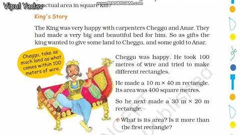 Mathematics class 5 chapter-11 Area and it