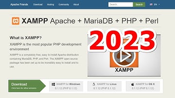 สอนการติดตั้งเว็บจำลองเซิฟเวอร์ด้วย Xampp (Apache + MariaDB + PHP)  2023