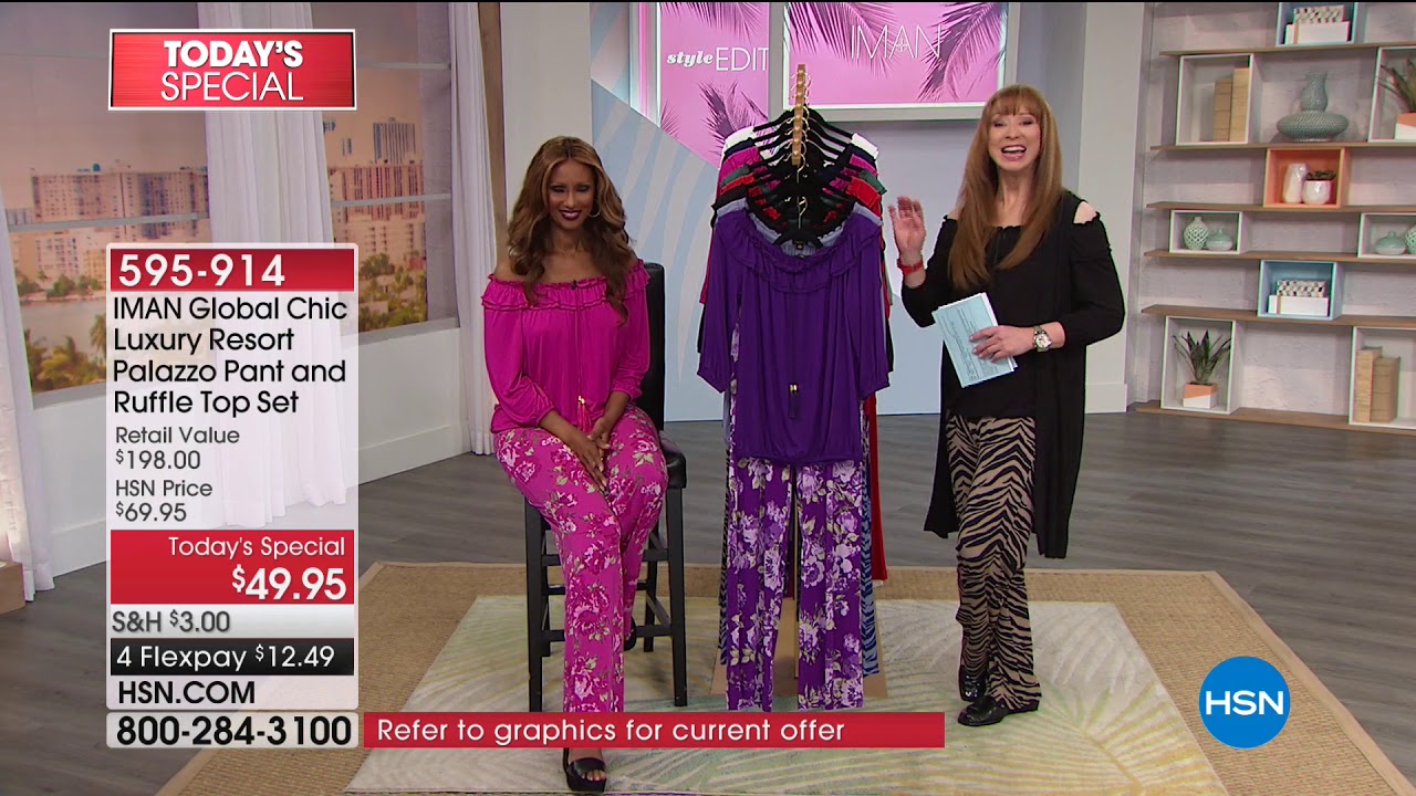 HSN IMAN Global Chic Fashions 03.18.2018 06 AM YouTube