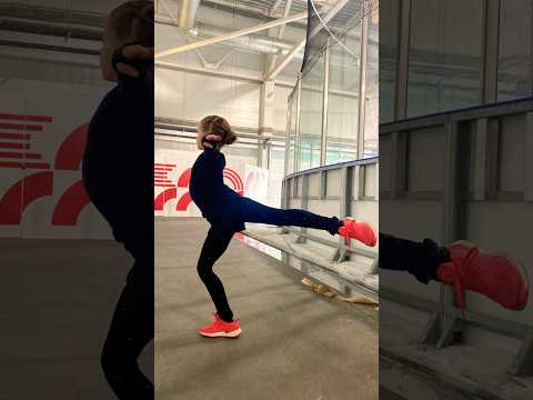 Разминка + красивые выезды!!! Подготовка для переноса на лёд!!! #figureskating #sports #спорт