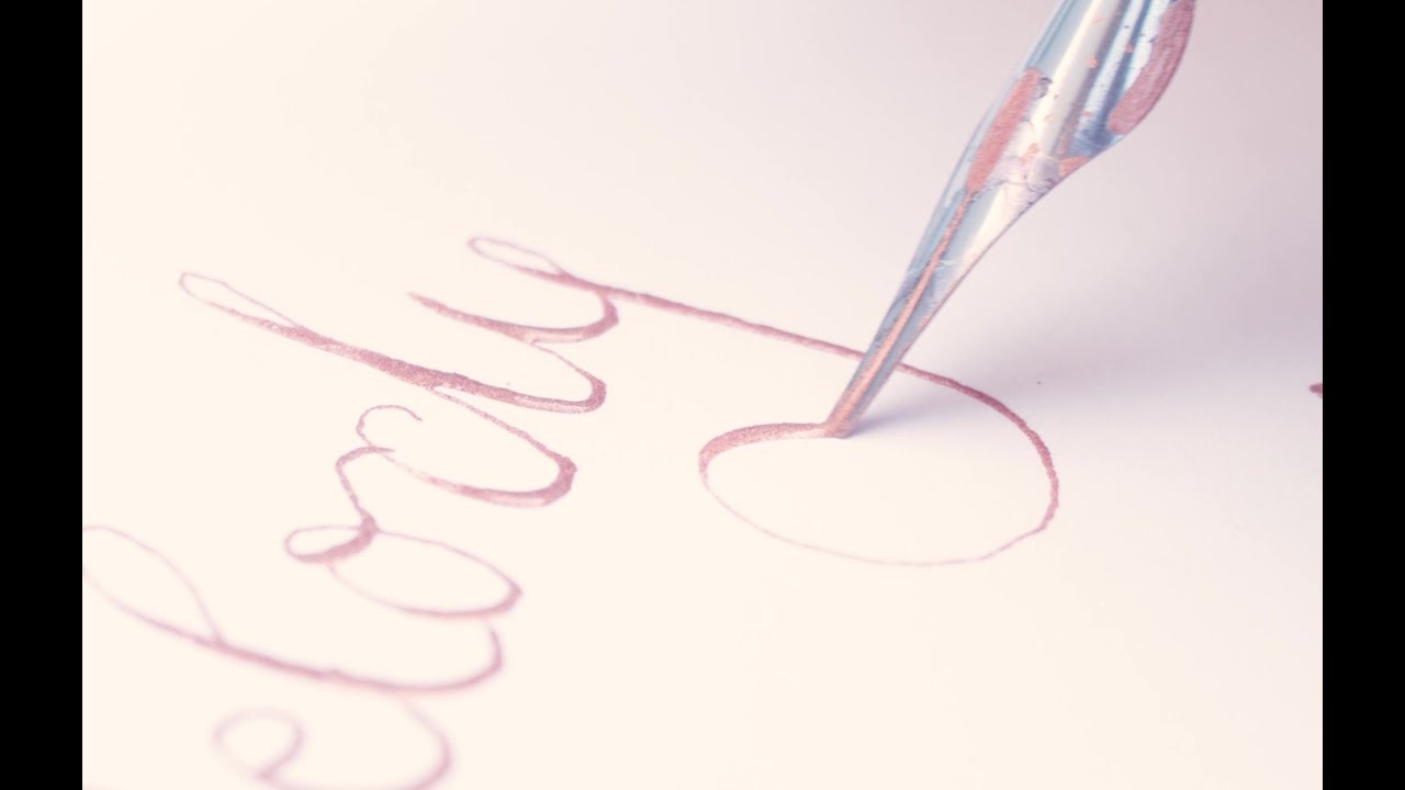  modern calligraphy - YouTube Motiv 