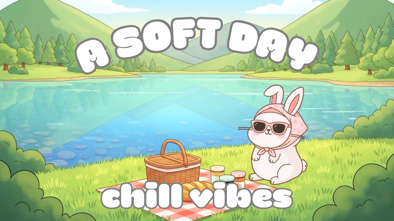 🌸 Cozy Picnic by the Lake | Happy Lofi & Relaxing Vibes with Lani 🐰 | The Koomas Chill