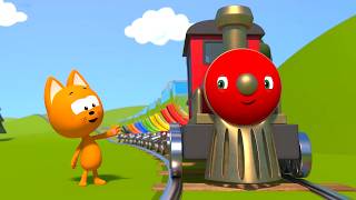 Котэ Геймз Разноцветные Яйца И Волшебный Паровозик - Премьера На Канале