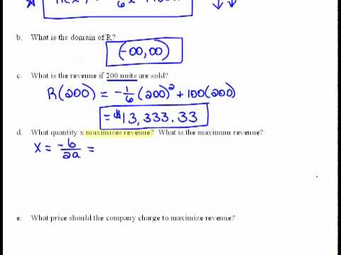 Building Revenue Function part 2  4.4