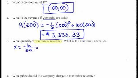 Building Revenue Function part 2  4.4