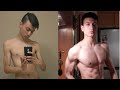 INSANE 1 Year Natural Body Transformation! 16-17 ~ Skinny to Shredded (MOTIVATION!)