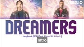 Jung Kook (BTS) featuring Fahad Al Kubaisi - Dreamers ( lyrics ) ( Audio HQ )
