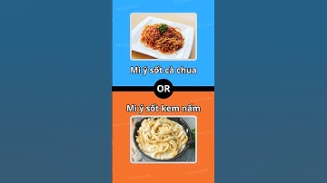 Mì ý sốt cà chua hay Mì ý sốt kem nấm? #shorts #thửthách #dovui