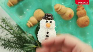 Mini-Kokos-Schneemännli Backen Mit Der Backform Schneemännli - Tipps Tricks Von Betty Bossi