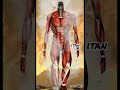 top 05 strongest titan of Aot #anime #anime #edit