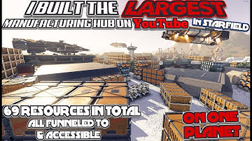 Every resource IN THE GAME on ONE PLANET! STARFIELD Outpost Network