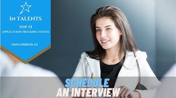 Schedule an interview | Application Tracking System (ATS)