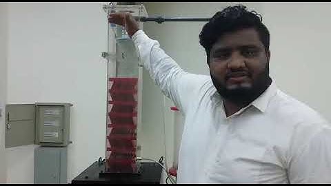 Laboratory Water Cooling Tower experiment. #esols #coolingtower #diy #heattransfer #unitoperationlab