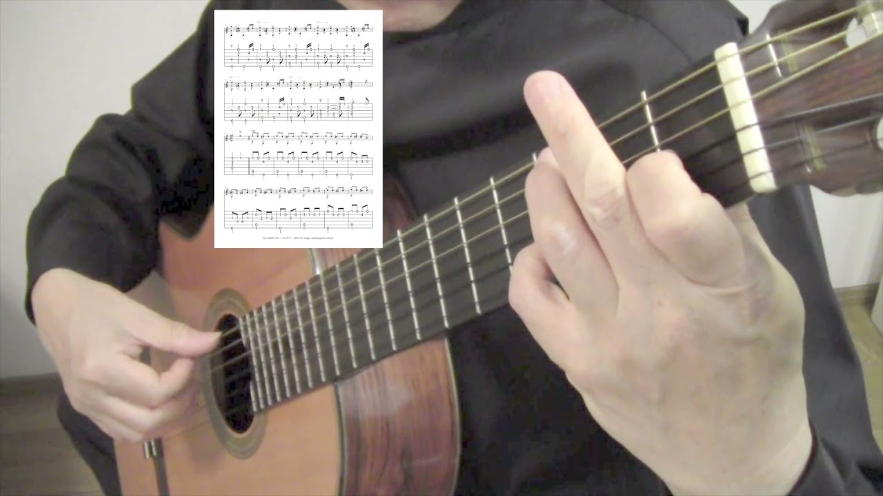 二つのギター Two Guitars / Russian Folksong ロシア民謡 ギターソロ