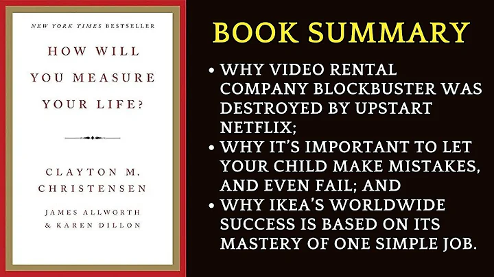Book Summary How Will You Measure Your Life? by Clayton Christensen | AudioBook