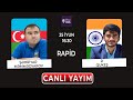 Rapid Liqa! | ŞAH vs QUKEŞ | Tech Mahindra Global Chess League 2023 lichess.org! [TR]