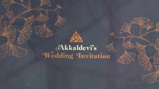 Cinematic Wedding Whatsapp Invitation Video Save The Date 78