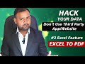 How to Convert Excel to PDF | How do I convert a PDF to Excel nicely? excel how to make pdf file