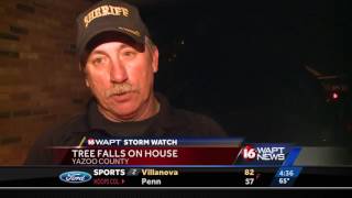 Tree falls on Yazoo County house