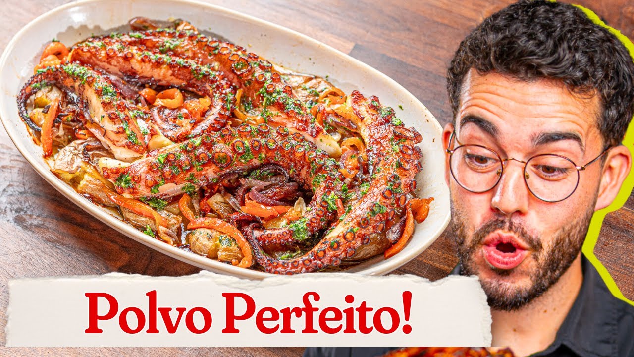 Polvo à Portuguesa com Pimentos - simples e delicioso!