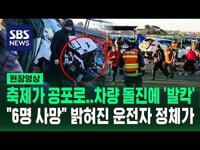'축제'가 '비명'으로..차량 돌진 참사에 칠레 '발칵' (현장영상) / SBS