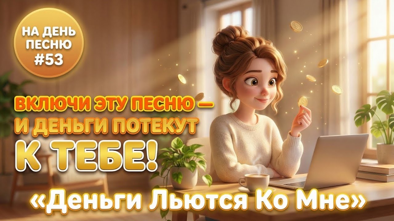 НА ДЕНЬ ПЕСНЮ #53 | Мягкая ПЕСНЯ-АФФИРМАЦИЯ на изобилие | 