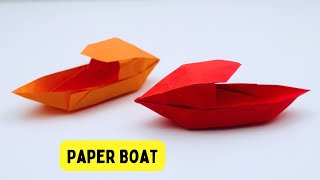 How To Make Easy Paper Boat For Kids / Paper Boat Toy / Paper Craft Easy / KIDS crafts