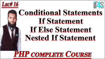 PHP Tutorial in Urdu | Hindi | Conditional statements if else if in PHP