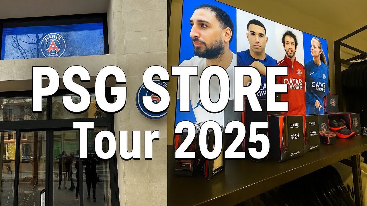 Inside PSG Store 2025 🇫🇷 | Full Tour of Paris Saint-Germain Official Shop! Exclusive Jerseys, Gifts