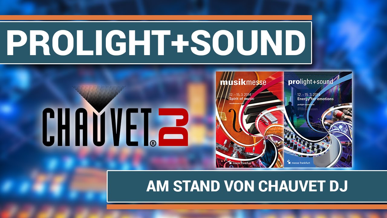 Musikmesse/ Prolight + Sound 2014 - Am Stand von Chauvet DJ