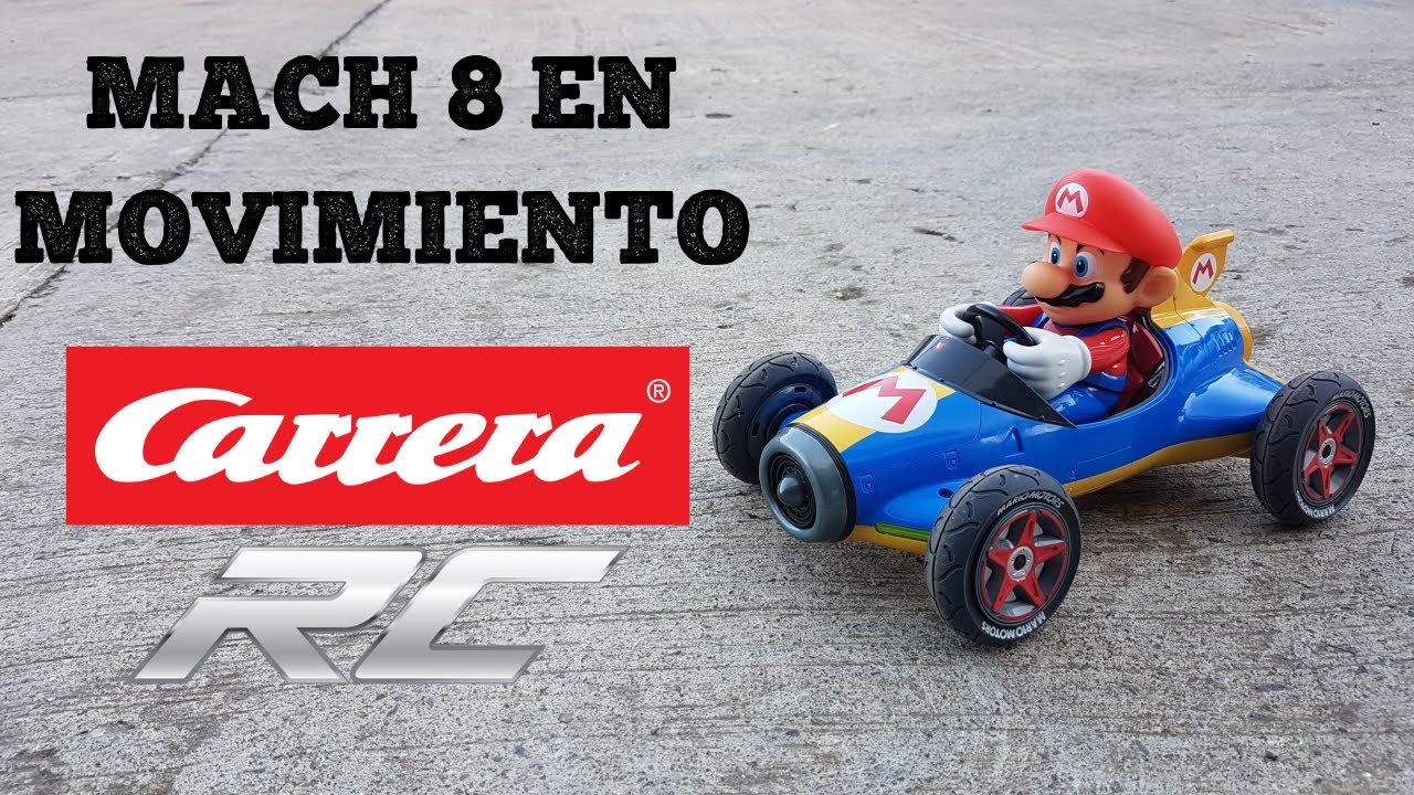 Mach 8 Carrera RC Mario Kart 8 - Ruta - Carros RC de Colección - YouTube