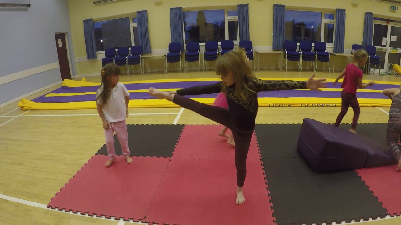Acro trick Cartwheel with Y stand YouTube