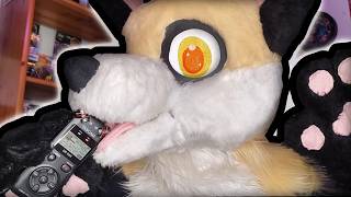 [Furry ASMR] Mouth Sounds And Trigger Words In Fursuit