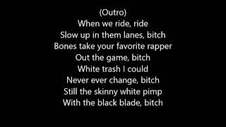 Bones - TheReturnOfThePimp ONSCREEN LYRICS - Prod Purp Dogg (Lyric Video)
