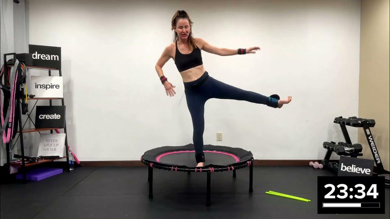 Rebounding For Weight Loss ️ Full Body Strength Training Using The