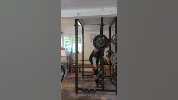 185kg/407 pound X 3 Pause Squat..53 yr old life time drug free Irish powerlifter Strongman 🇮🇪