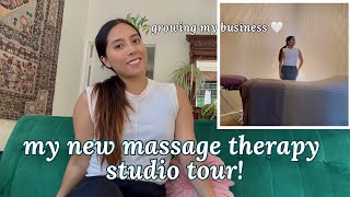 Come Tour My New Massage Studio! | Small Business Growth + How I Setup My Space ✨