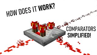 How does a redstone comparator work in Minecraft JAVA? [TUTORIAL]