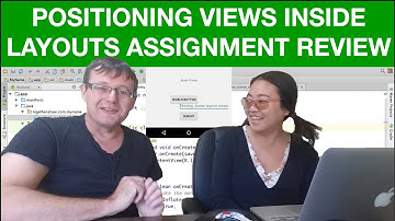 Wife learns android programming - Positioning views assignment review