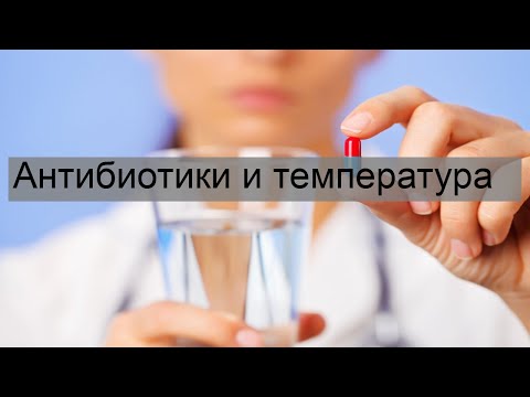 Антибиотики и температура