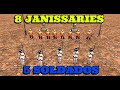 Age of Empires III  Definitive Edition 8 Janissaries vs 5 Soldados