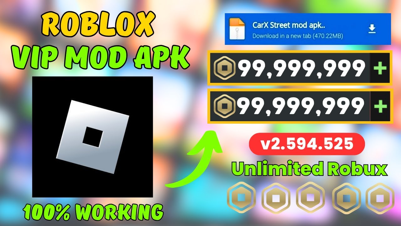 ROBLOX APK MOD MENU COM ROBUX INFINITO DE VERDADE? SPEED