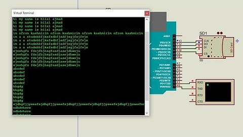 how to interface SD card with  Arduino  || how to create file || file handling in Arduino part 2