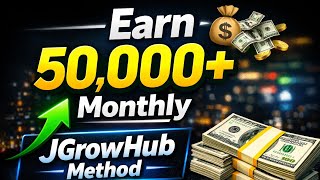 How To Earn 50,000+ Monthly Using HJGrowHub | Complete Earning Method screenshot 3