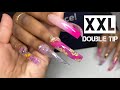 WATCH ME WORK | XXL Pink Freestyle Nails | Acrylic Nails Tutorial | The Male Tech | The Nail Couple