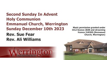 Second Sunday In Advent - Sunday December 10th 2023