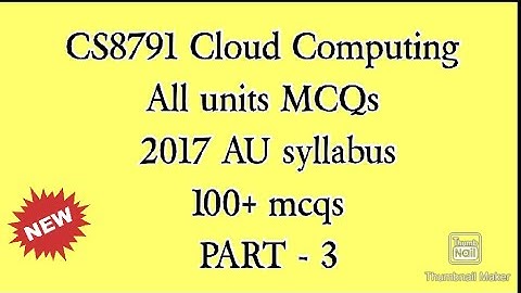 cs8791 cloud computing All units mcqnotes / 500+ MCQ / 2017 AU syllabus