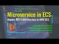 Deploying .NET 5.0 Microservice in Amazon Elastic Container Service (AWS ECS, Linux, and Docker)