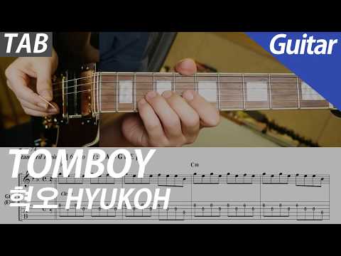 hyukoh---tomboy-|-elec-guitar-cover-tab-chord-instrumental-karaoke